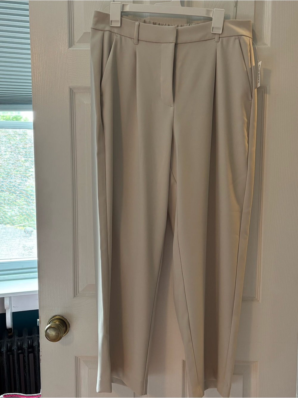 Old Navy Wide-Leg High-Rise Pants - Light Beige